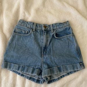 American Apparel Denim Shorts
